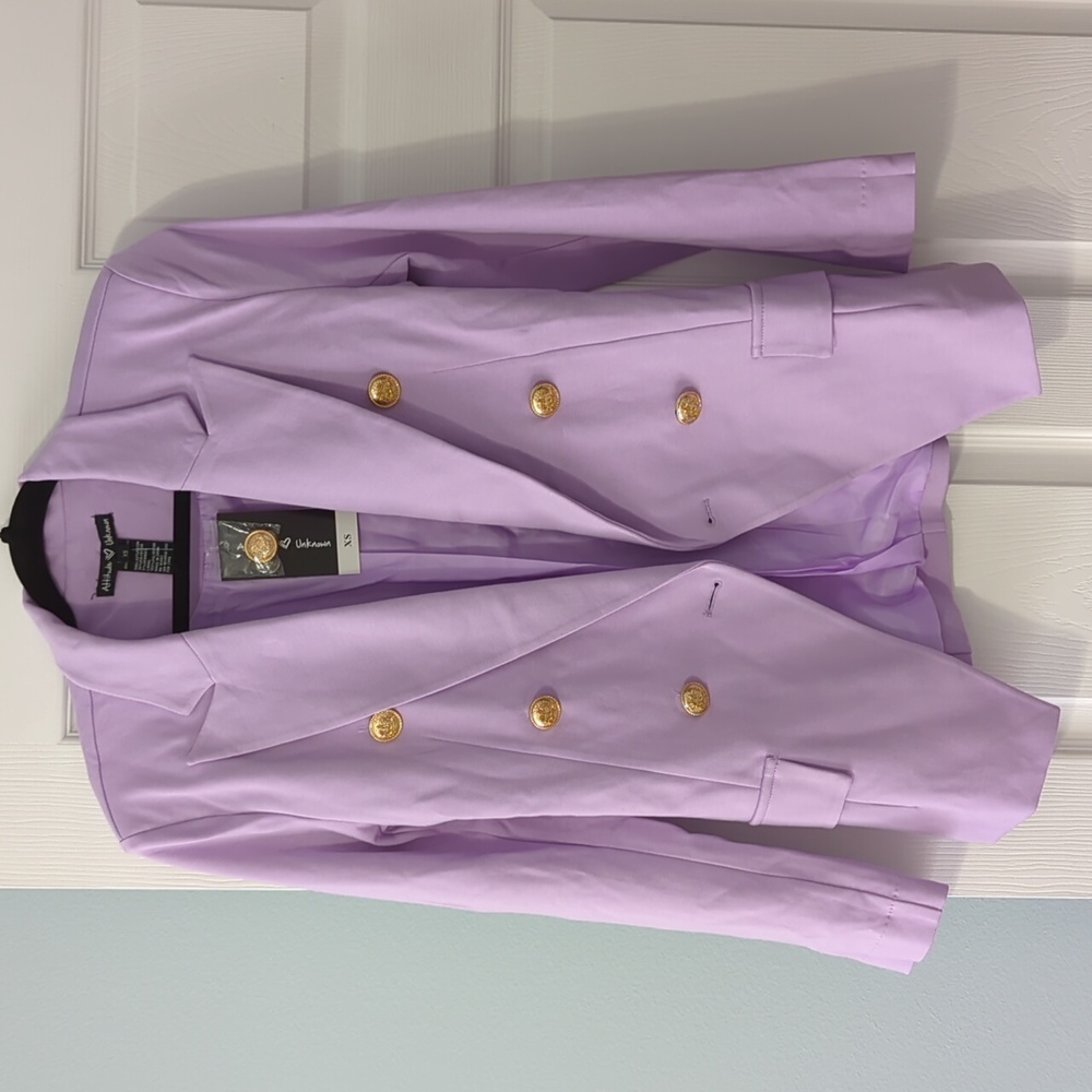 Attitude Unknown lilac blazer nwt size xsmall